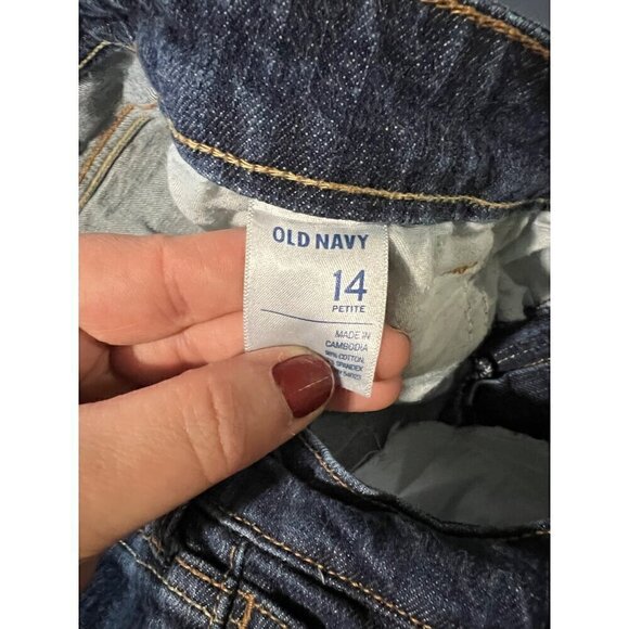 Old Navy Women's Dreamer Bootcut Jeans Size 14P petite Denim Cowgirl Western Ro - Picture 4 of 9